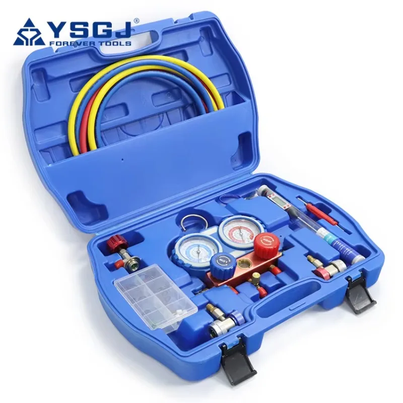 Universal Refrigeration Tool R134a Auto Ac Manifold Gauge Parts Refrigeration Manifold Gauges Set