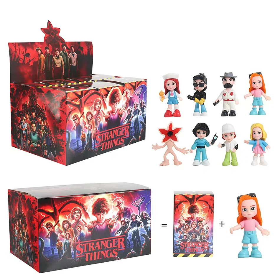 

2026NEW Cartoon Game Characters Toys Blind Box Cute Eleven Figure Demogorgon Max Dolls Steve Figurine Kids Gifts For Children