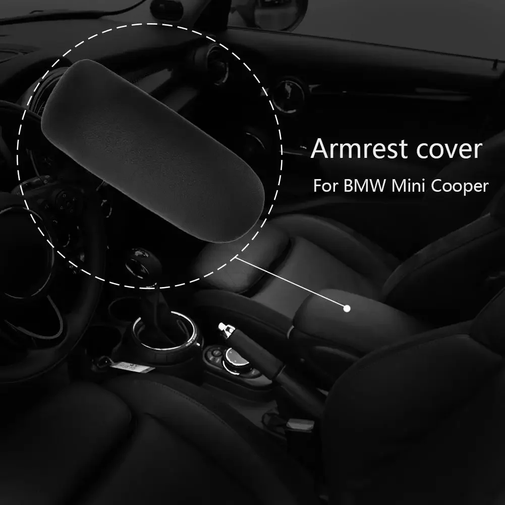 for BMW Mini Cooper 2002 2003 20004 2005 2006 2007 2008 Mini Cooper Leather Center Console Armrest Lid Cover Auto Accessories