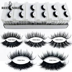 5/10/30/50 Pairs Spikes Lashes Mink Fluffy wholesale bulk items 15mm25mm Natural Wispy Strip Lashes Bulk Makup Mink Eyelashes