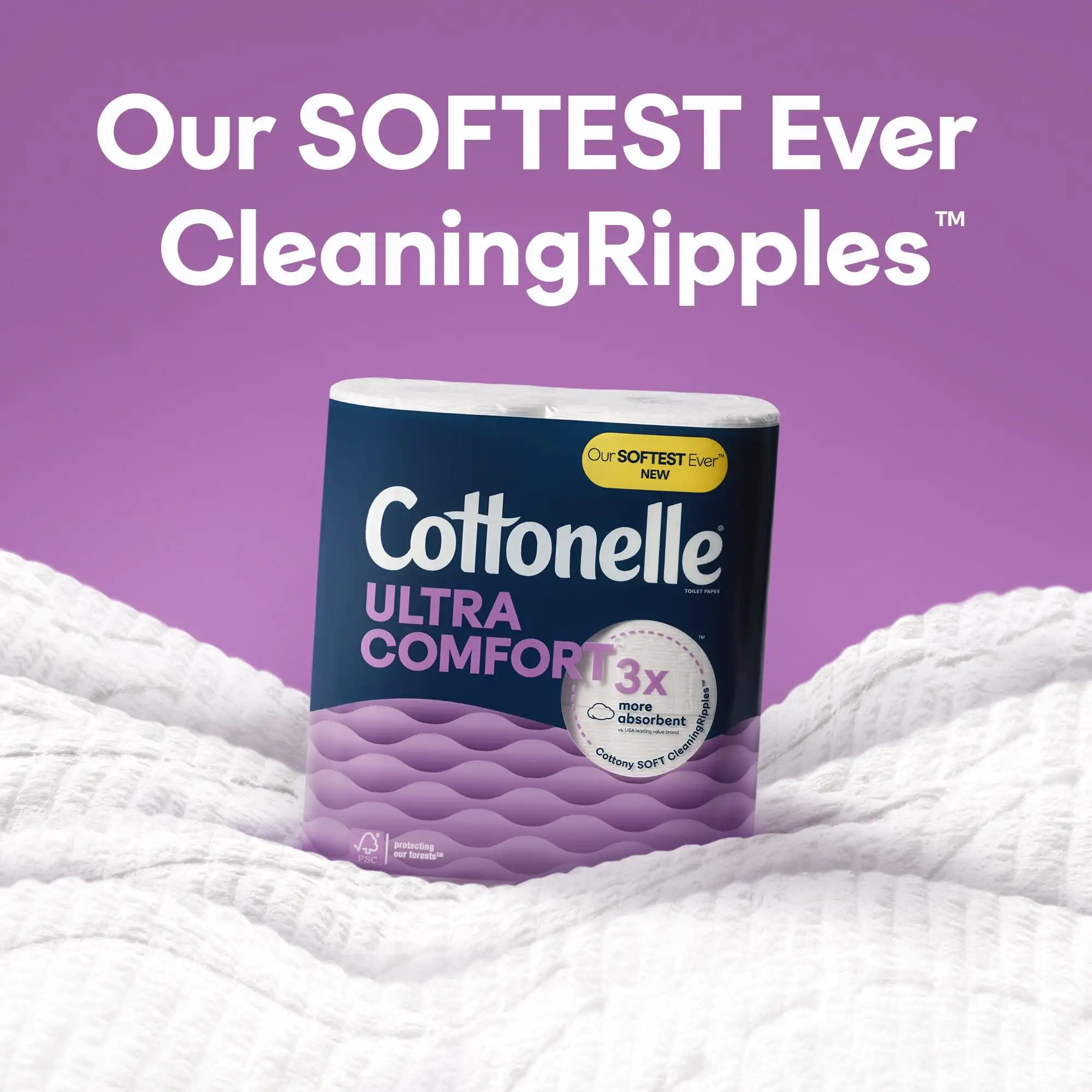 Cottonelle-Papel Higiênico Ultra Comfort, 30 Mega Rolos