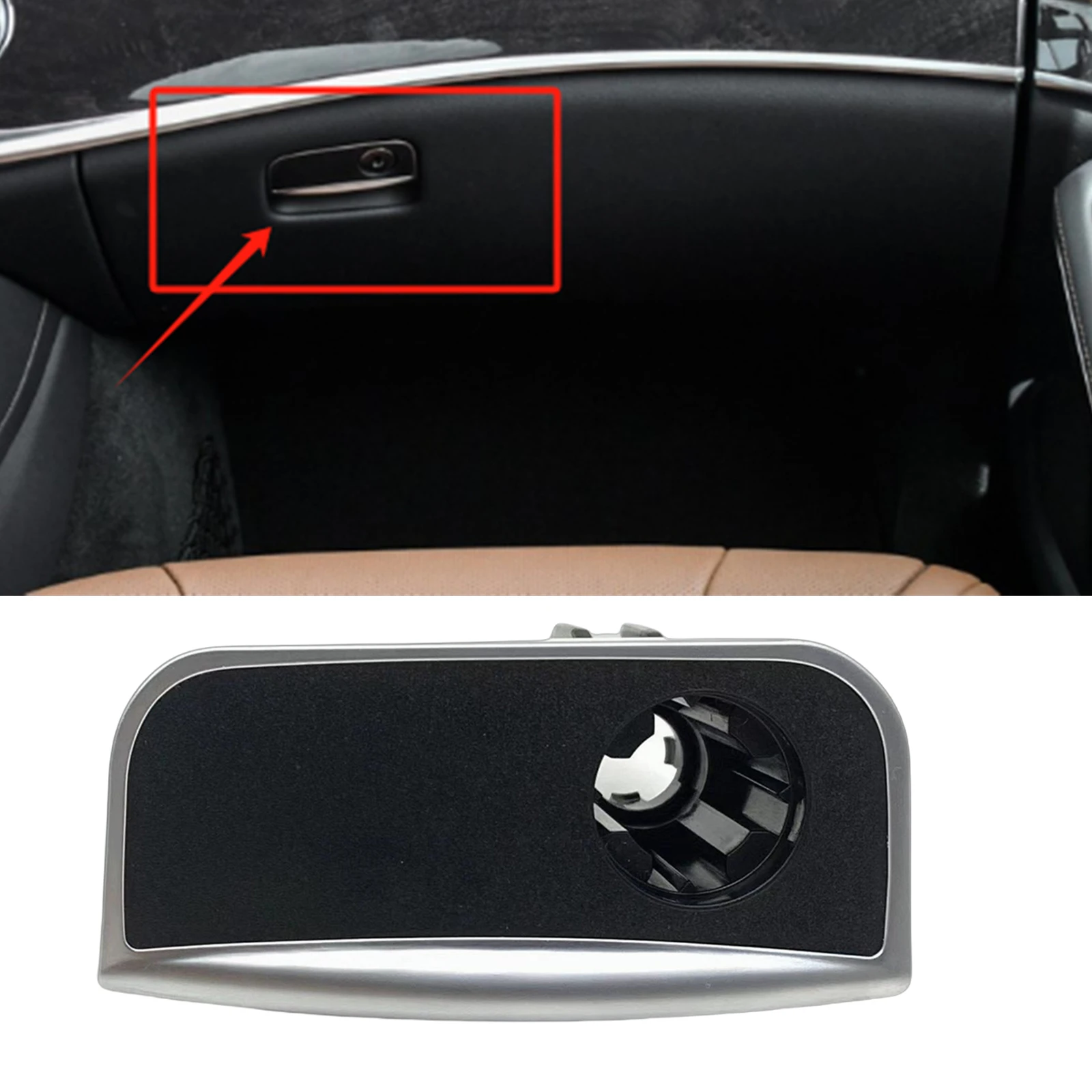 

For Mercedes Benz W222 S Class 2014-2020 Interior Dashboard Center Console Right Side Glove Box Compartment Glovebox Handle