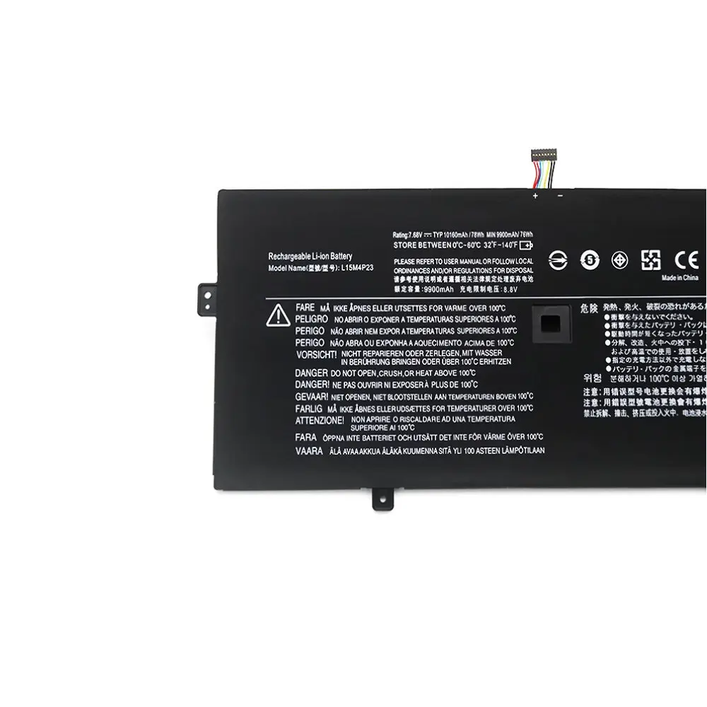 High Quality 78Wh L15M4P23 L15M4P21 L15C4P22 Laptop Battery For Lenovo Yoga 910-13IKB Yoga 910 13 80VF Yoga 5 Pro(512G) L15C4P21