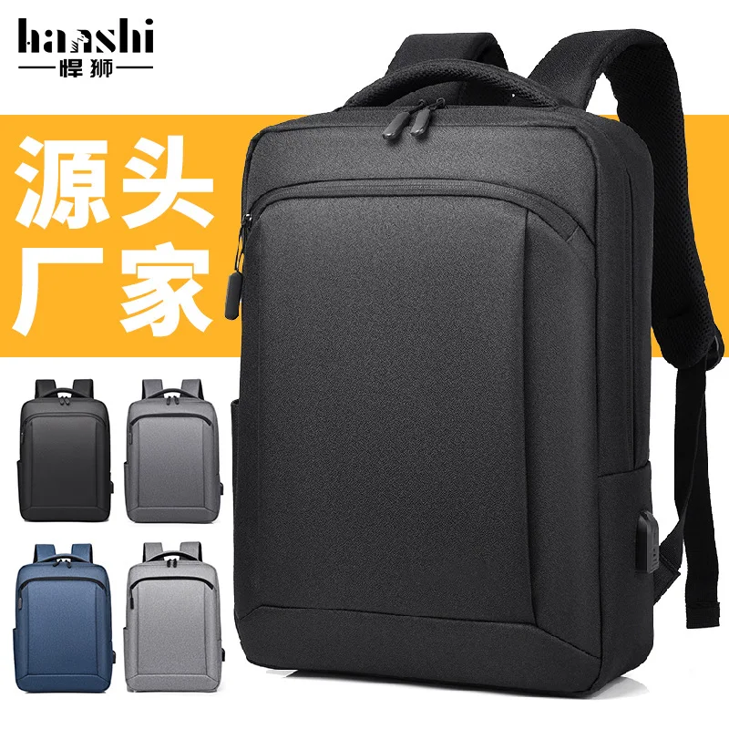 Cross-Border Men's Business Backpack High-Grade Large Capacity Commuter Backpack Fashionable Travel Waterproof Computer Bag