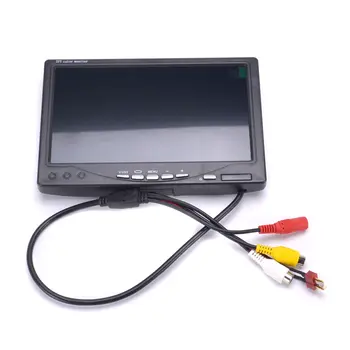 全新無藍光 7 吋 FPV 彩色液晶顯示器,解析度 1024 x 600,適用於遙控多旋翼飛行器地面站 QAV250 QAV-X 10 最佳銷售 監控第一人稱視角 - №3