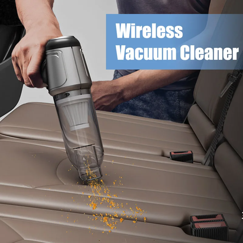 Cordless Handheld Vacuum Cleaner Air Duster Rechargeable Mini Portable Car Vacuum Cleaner Wireless for Auto Desktop Keyboard