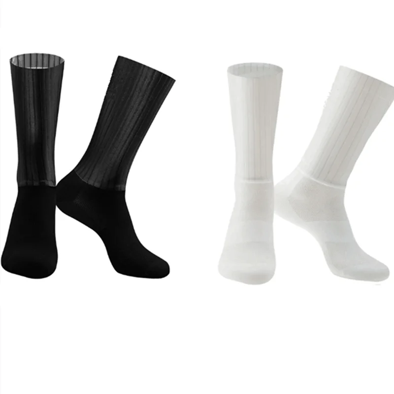 New Anti Slip seamless Cycling Socks Integral Moulding High-tech Bike Sock Compression Bicycle Outdoor Running Sport Socks