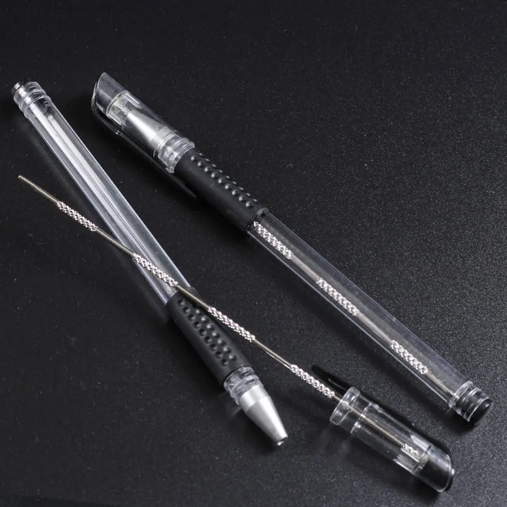 

2pcs Stainless Steel Punch Draw Enhancer Tool Precision Needle Smooth Draw Multifunctional Dredge Accessory For Cigar Lovers