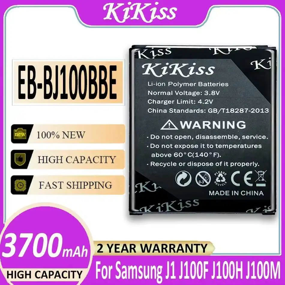 

Mobile Phone Battery EB-BJ100BBE 3700Mah For Samsung Galaxy J1 SM J100 J100F J100H J100M EB BJ100BBE High Performance