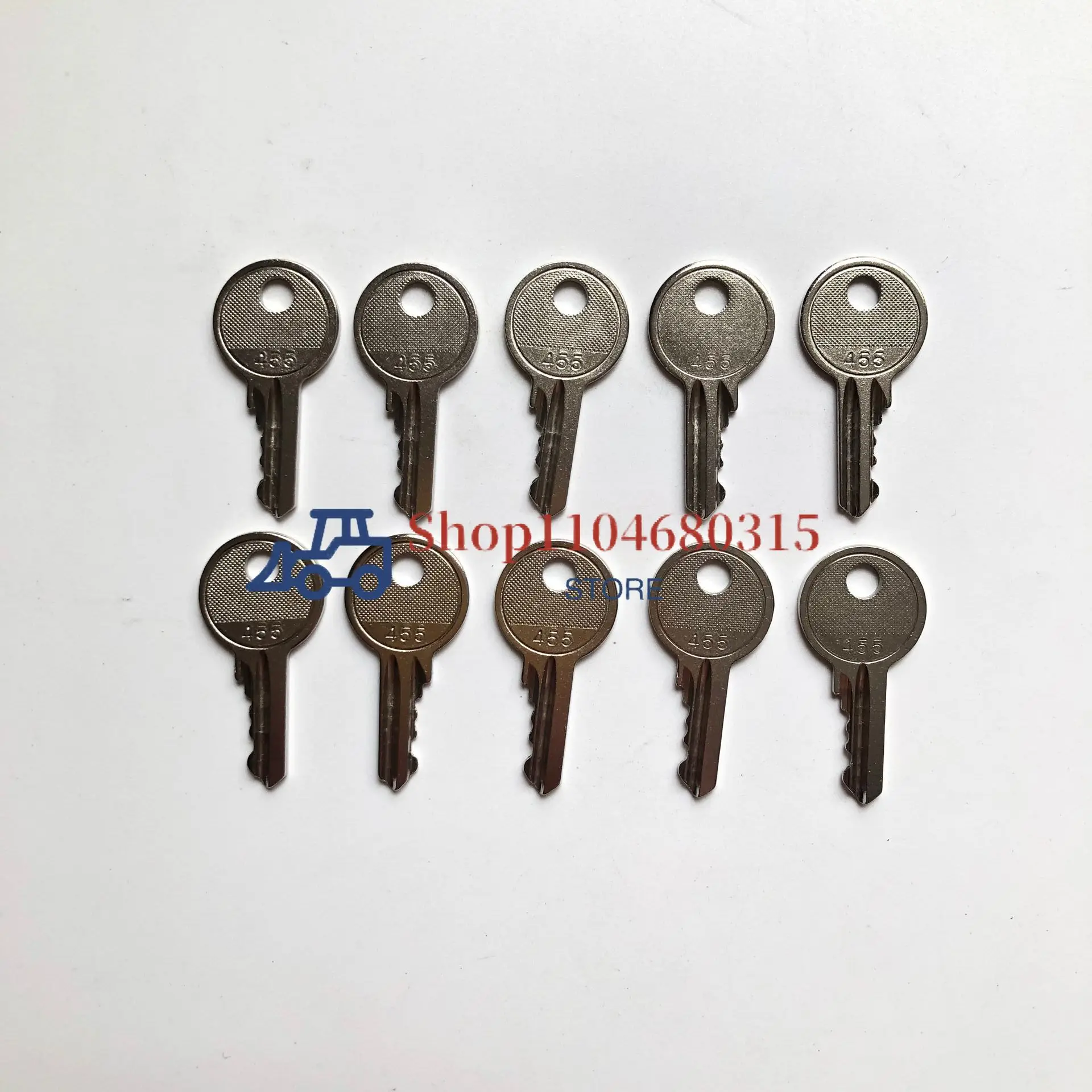 

10PCS 455 Key for RONIS ELI80-0100 with Round Head