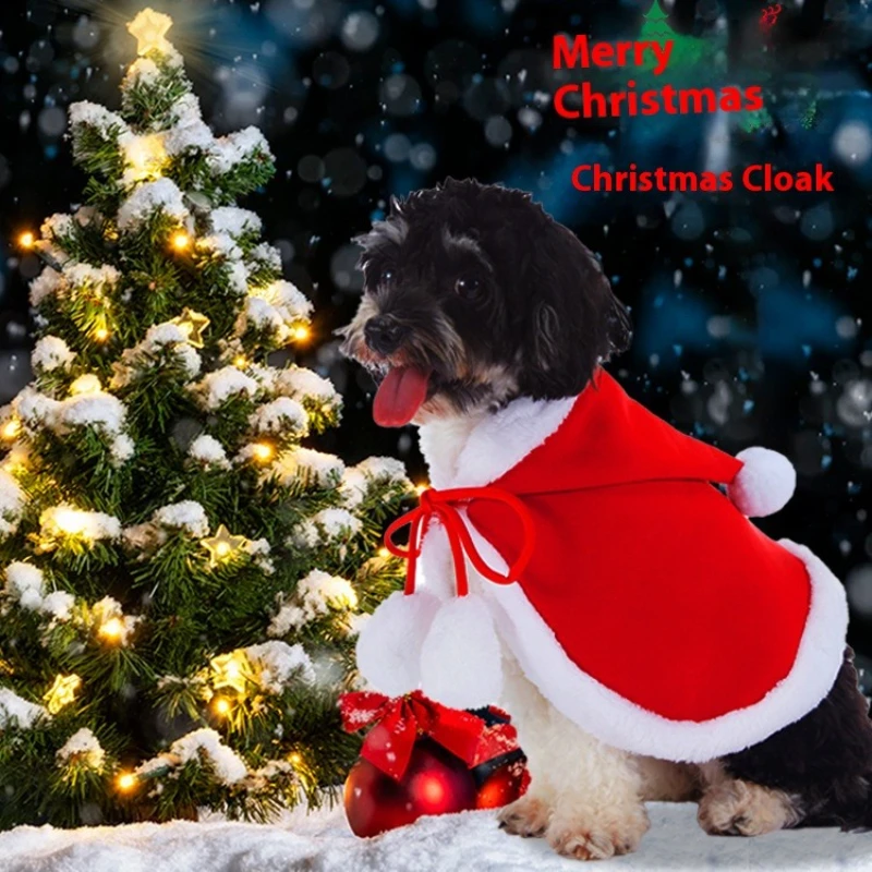 

Pet Cotton Costume Halloween Party, Christmas J Festival Cape Dress Up Dog Funny Clothes