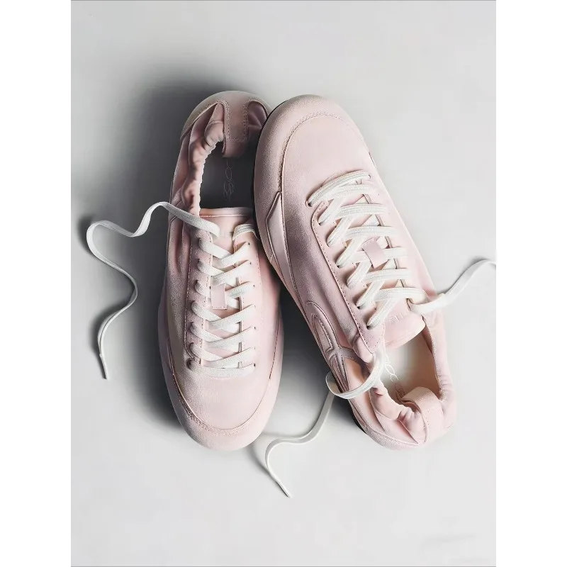 New Men's and Women's Low-cut Lace-up Casual Shoes, High-quality Couples Increase Soft-soled Breathable Sneakers Women's Shoes