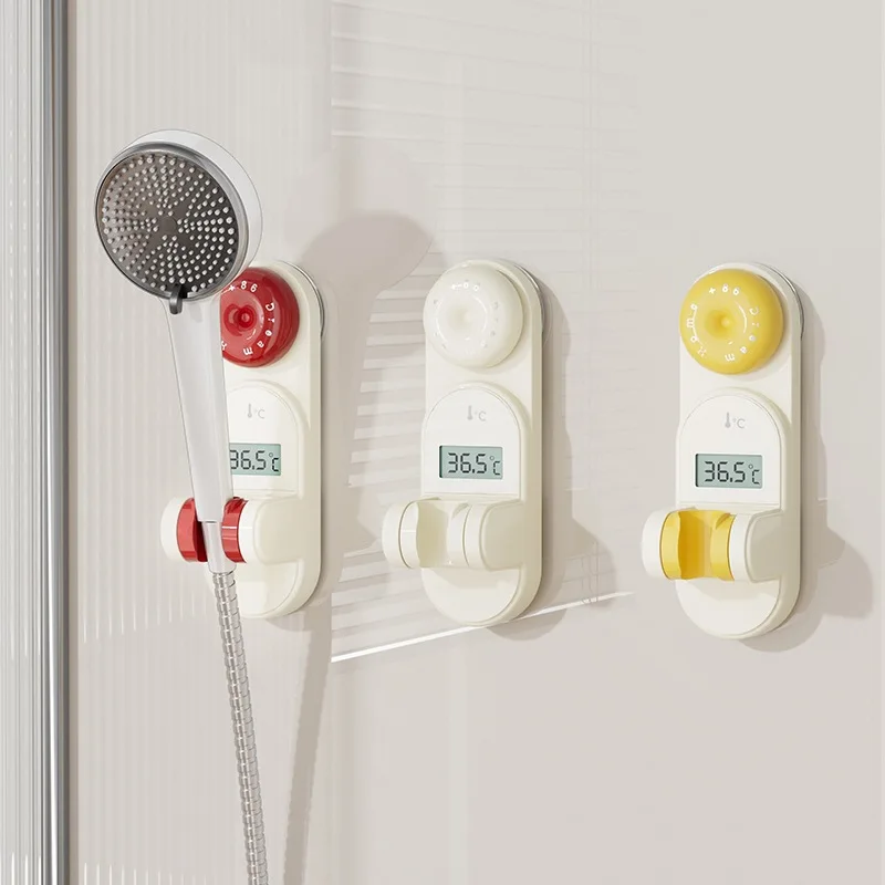 

Кронштейн для душа на присоске, без сверления, регулируемый, универсальный, для душевой лейки в ванной комнате