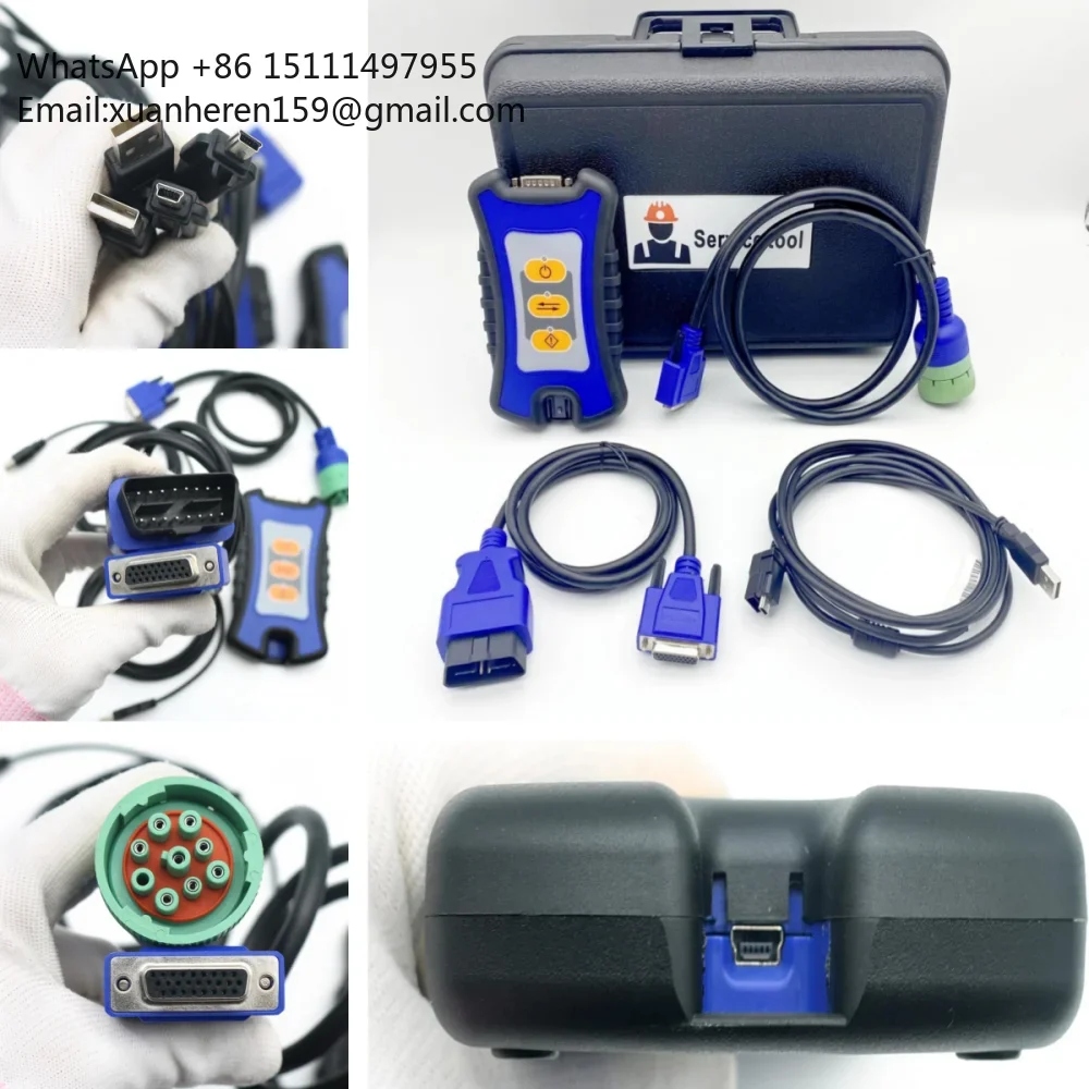 Truck Diagnostic Tool Heavy Duty OBD2 Trouble Code Reader Scanner Usb Link 3 121054 Suitable for NEXIQ view 2