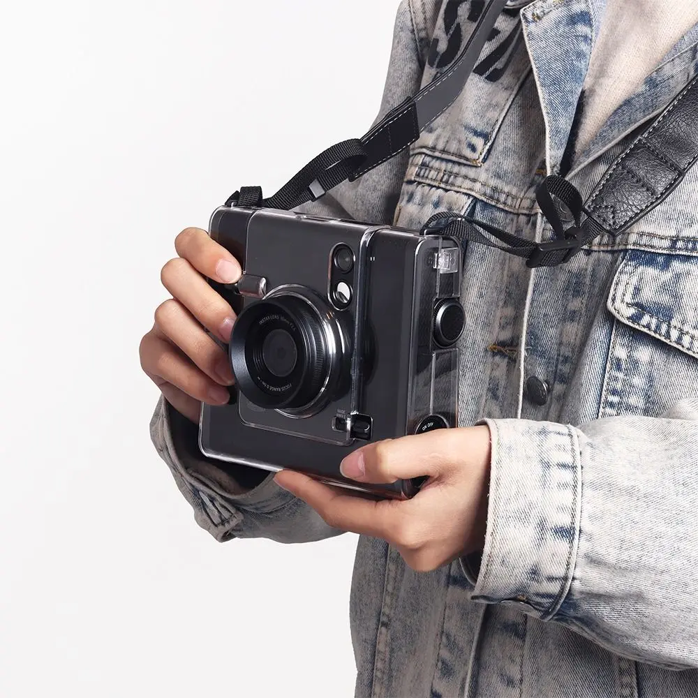 Transparent Instant Camera Cover Crystal Anti Scratch Protective Shell Shockproof for Fujifilm Instax WIDE EVO