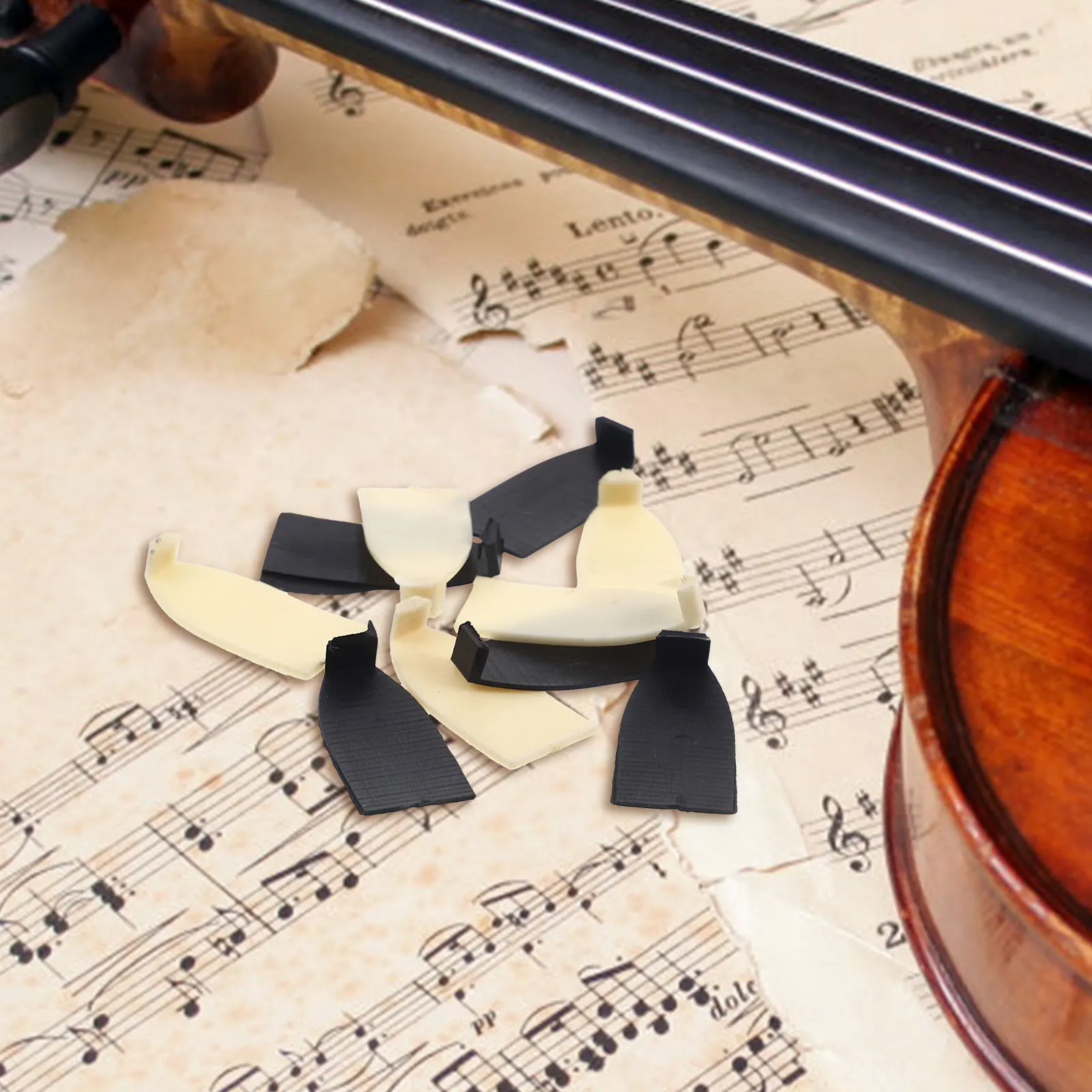 

10 Pcs Bow Accessories Violin Tools and Parts Component Cello Plastic Grip Stringed Instruments