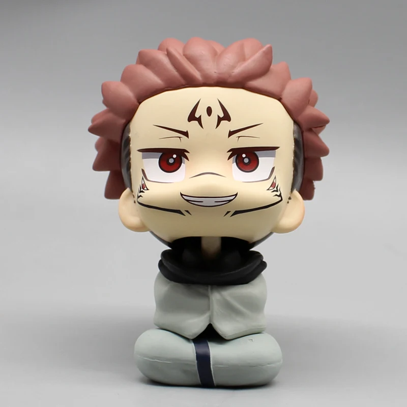 

10.5cm Manga Sukuna Mini Doll Jujutsu Kaisen Action Fugure Look Up Ryomen Sukuna Figure Sitting Statue Gk PVC Collectible Toys