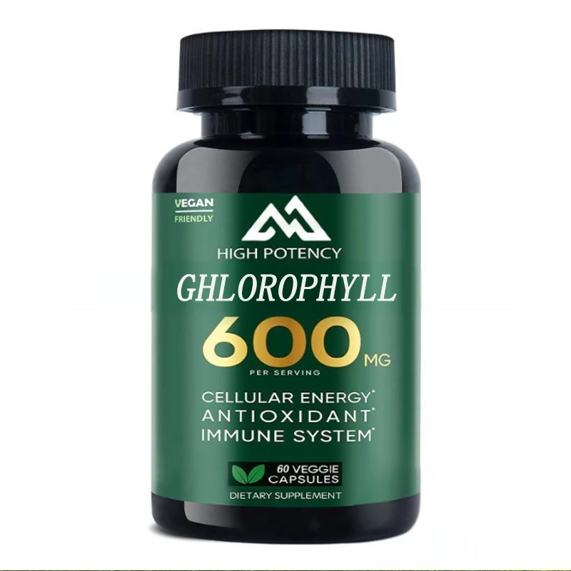 Chlorophyll, 60 soft capsules | Help support the body's blood cleansing function, enhance immunity and intestinal system