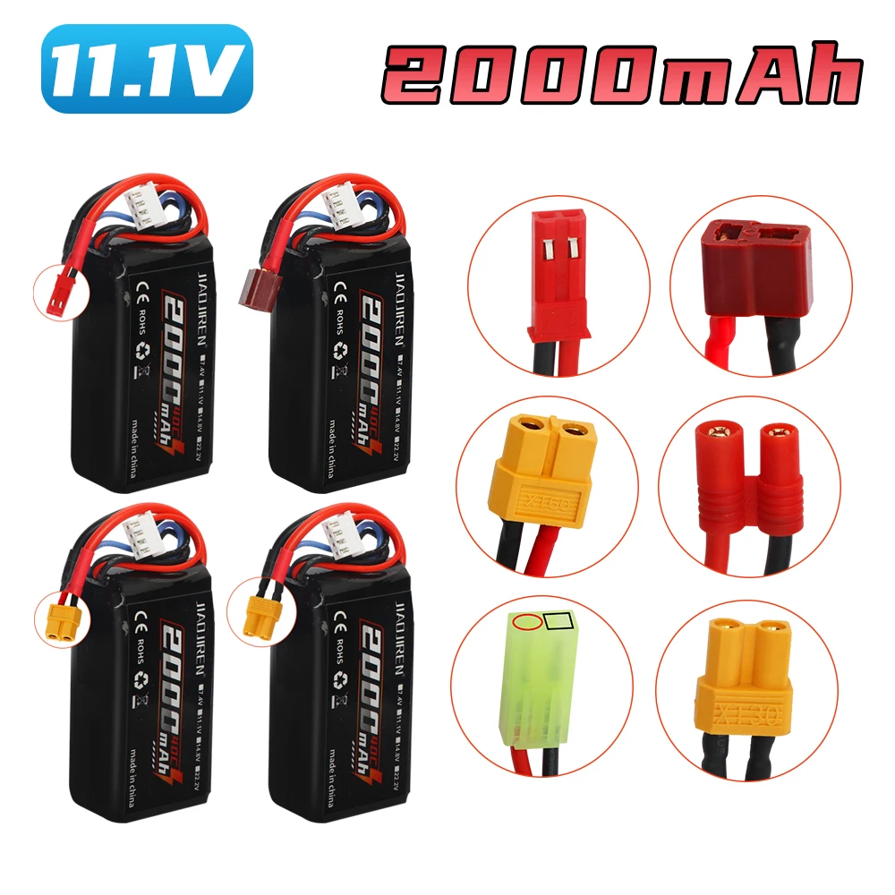 2000mAh 903462 Lipo Battery For 144001 12428 12423 FT009 RC Boat car speedboat Spare Parts 3S 11.1V Battery upgrade 2000mah