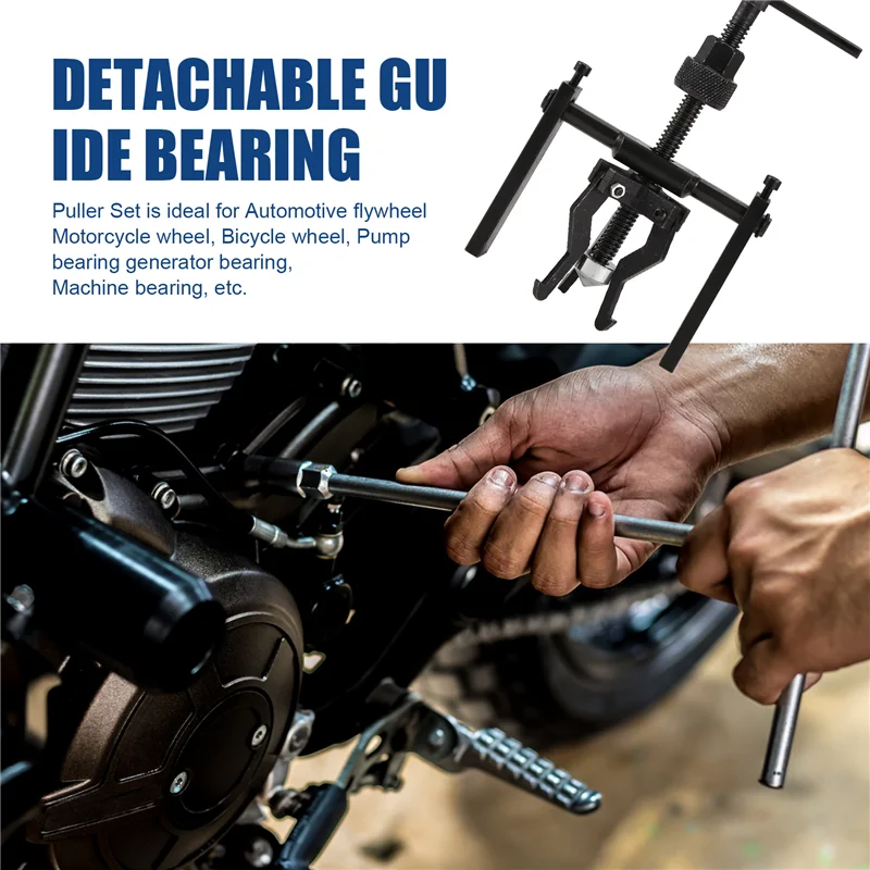 

A53Q-Car Inner Bearing Puller Gear 3 Jaw Extractor Automotive Repair Tool Kit Labor-Saving Car Separation Auto Accessories