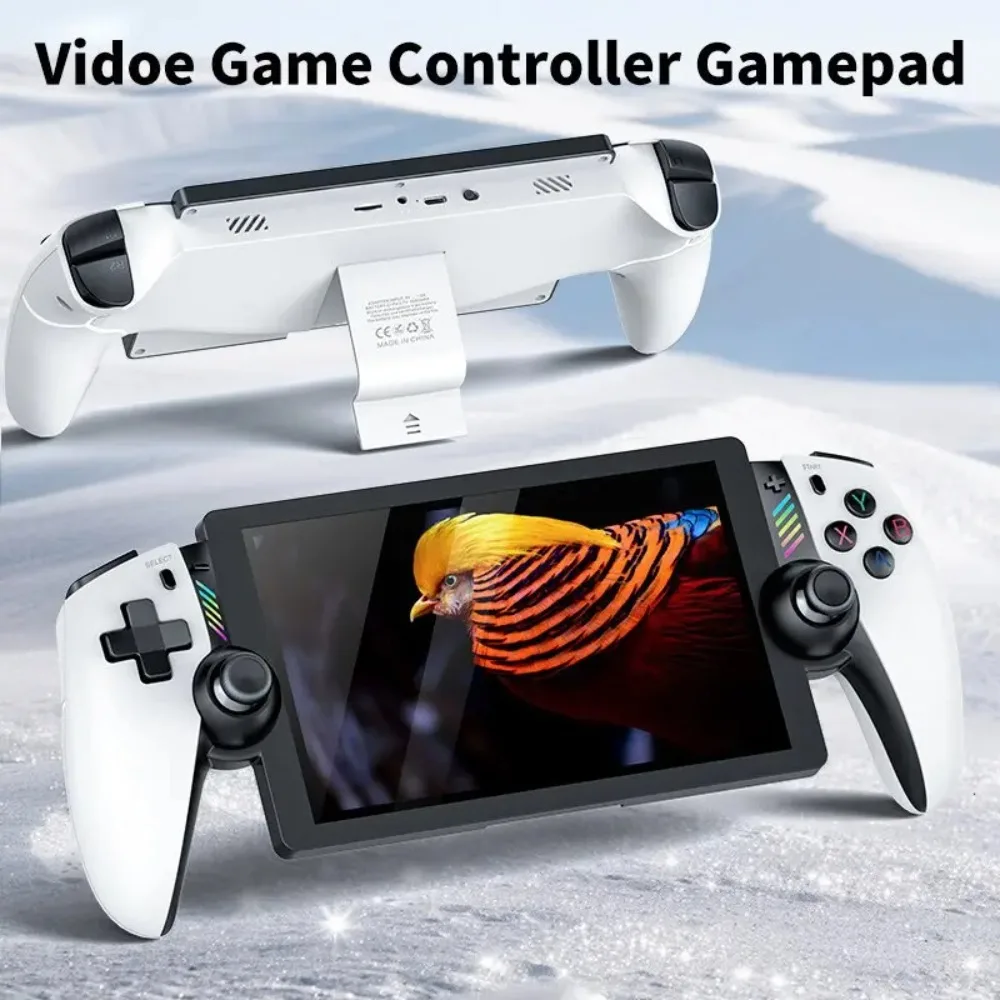 M28 Retro Handheld Game Console, 7.1‑Inch HD LCD Screen, Multi System, 128G 4000mAh 3D Dual Joysticks,Supports Multiple Formats