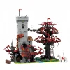 2046pcs 크리 에이 티브 Forestmens 교차 성 Moc 21346 76428 빌딩 블록 벽돌 데스크탑 장식품 모델 조립 장난감 아이 선물 2
