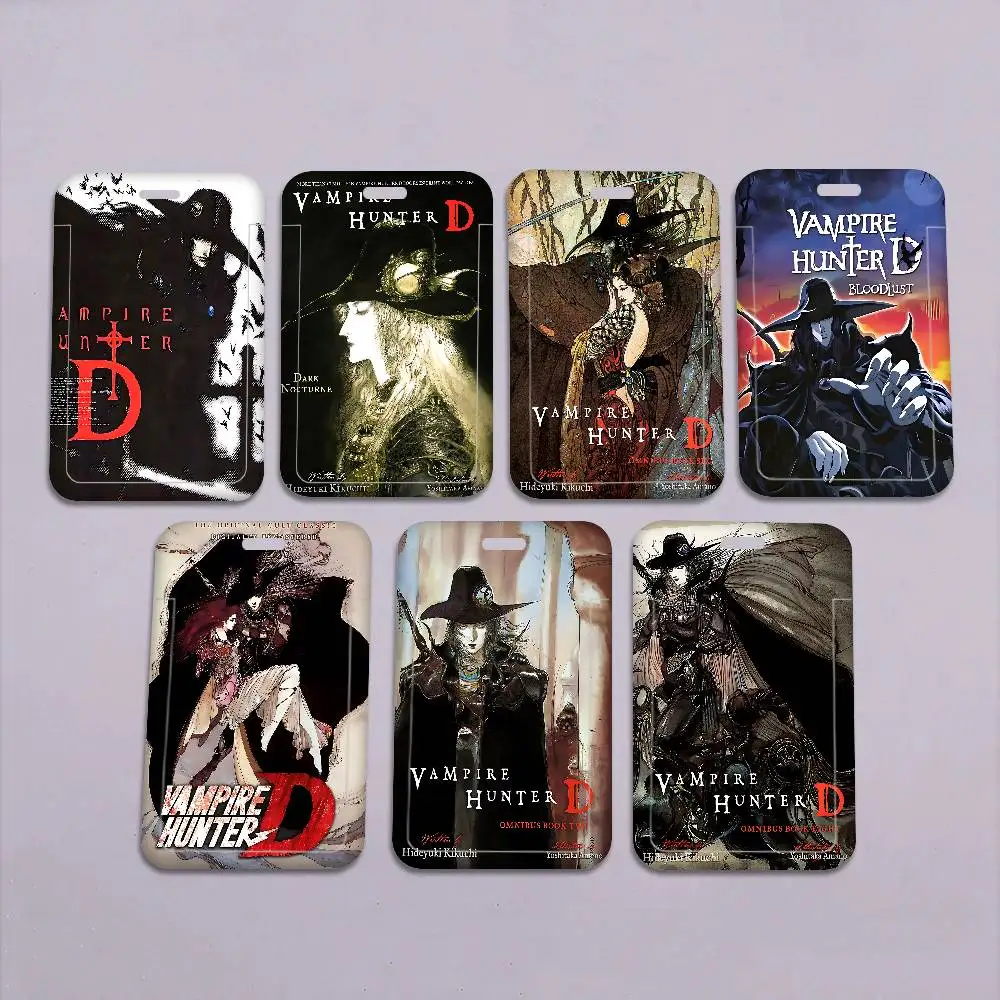 

Классический держатель для рабочих карт Vampire Hunter D с ремешком, чехол-кошелек для удостоверений личности, деловых и кредитных карт