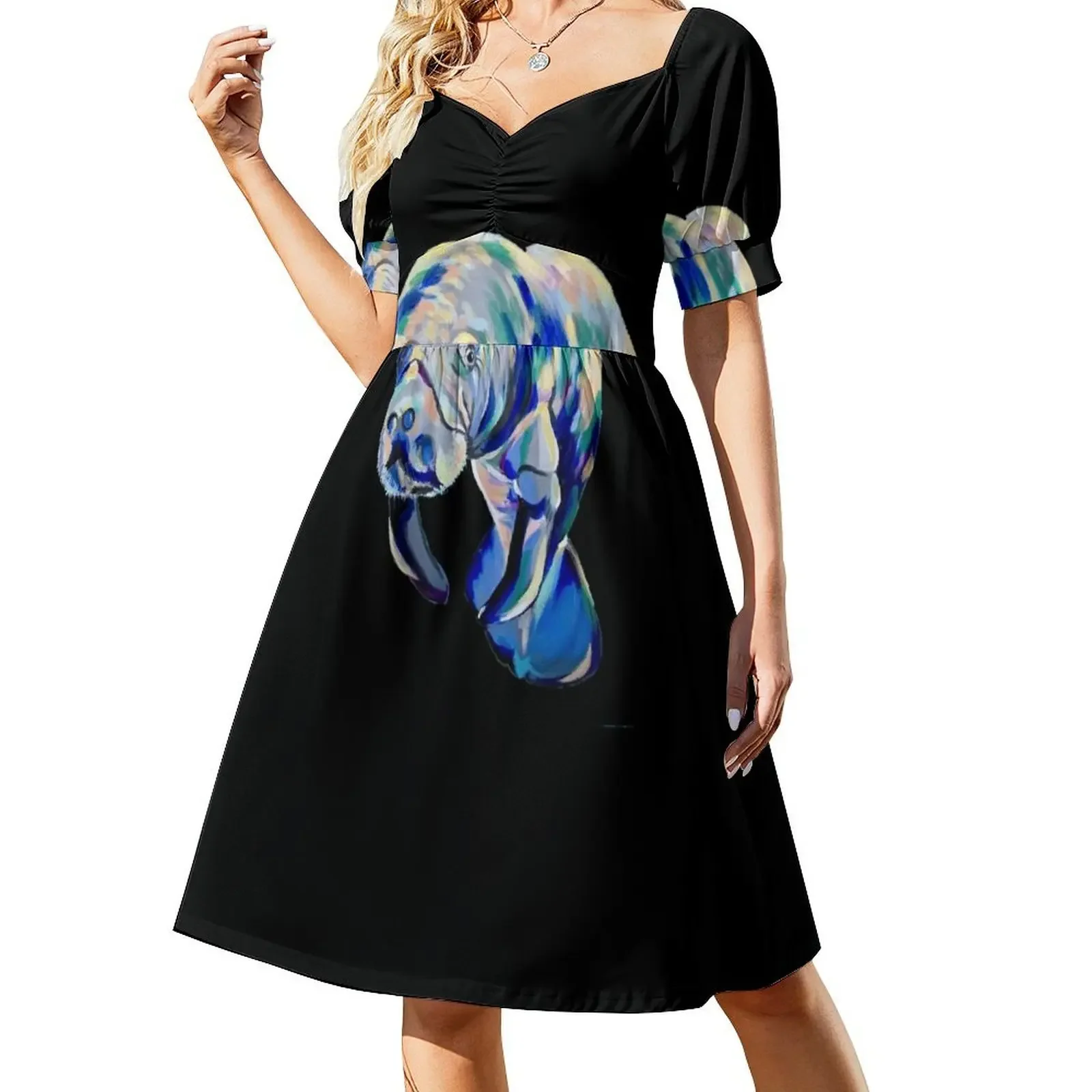 

Manatee Painting - Gift For Manatee Lovers - Manatee Gift Dress women's summer dresses 2024 women's evening dresses