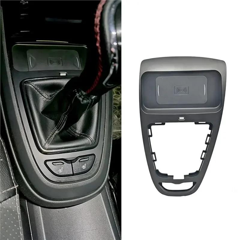 Wireless 25W Car Center Console Storage Box For Lada Vesta 2015-2019 Phone Fast Charging Plate Accessiores Access