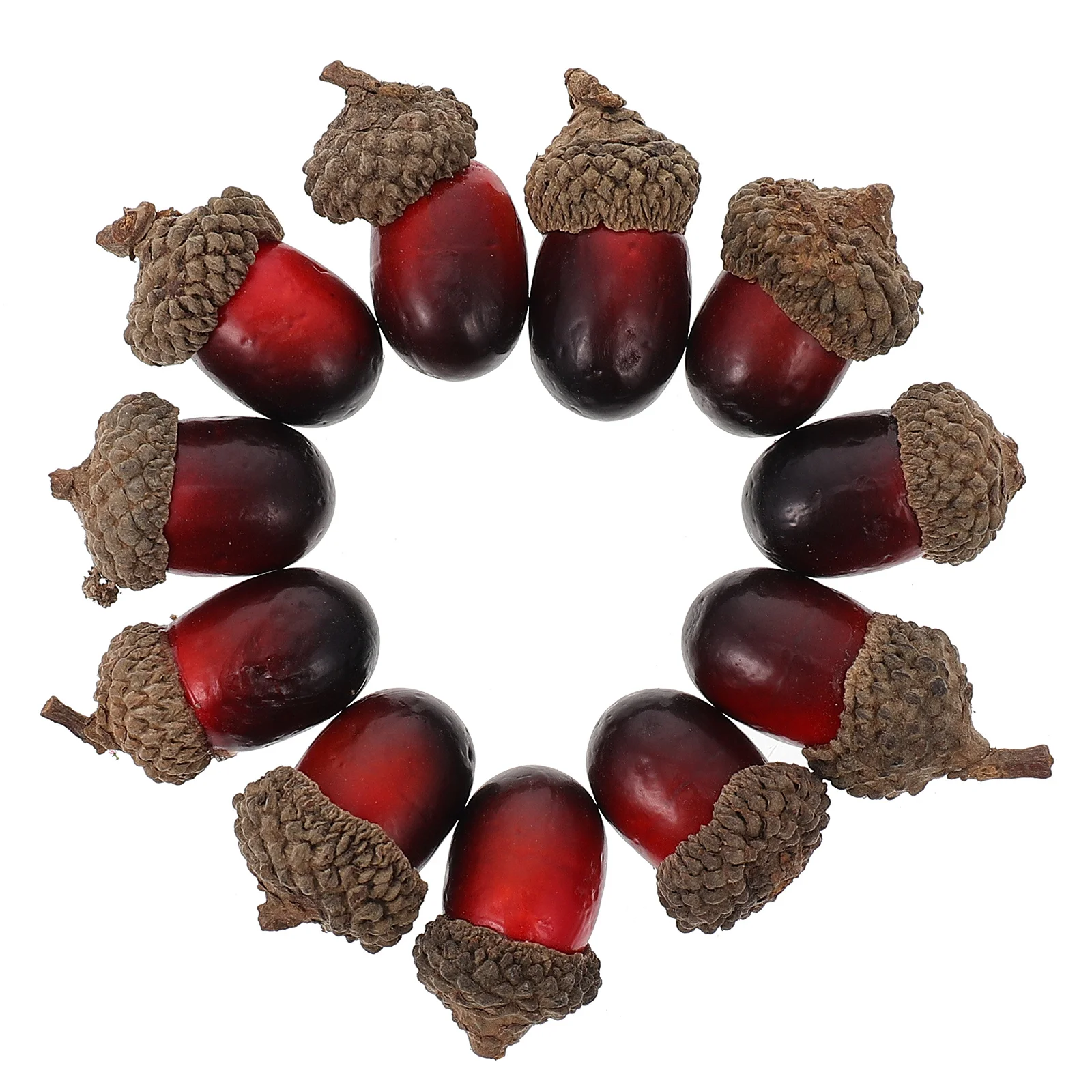 

25Pcs Artificial Acorn Decorations Lifelike Simulation Acorns Rustic Christmas DIY Party Ornaments Home Table Decor