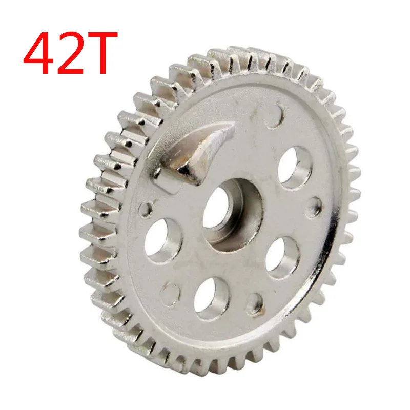 Metal Spur Gear 42T 47T HSP 06232 06033 1/10 Upgrade Parts for RC Model Car Off Road Buggy Backwash 94155 94166 94177