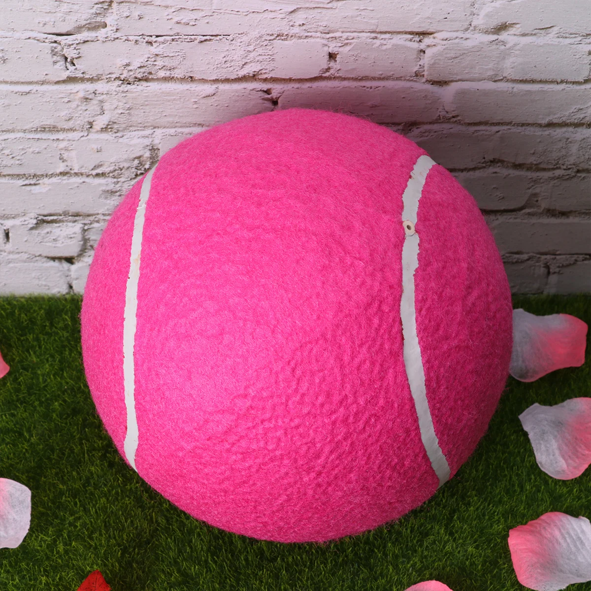 

20Cm Inflatable Rubber Tennis Large Soft Flannel Surface Kids Outdoor Sports Training Play Ball For Children Ball Racket Sports