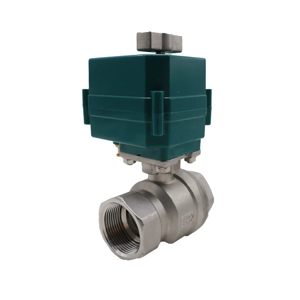 

Тип переключателя DN32 Электрический шаровой кран из нержавеющей стали CTF001 Прецизионный небольшой электрический двуходовой клапан