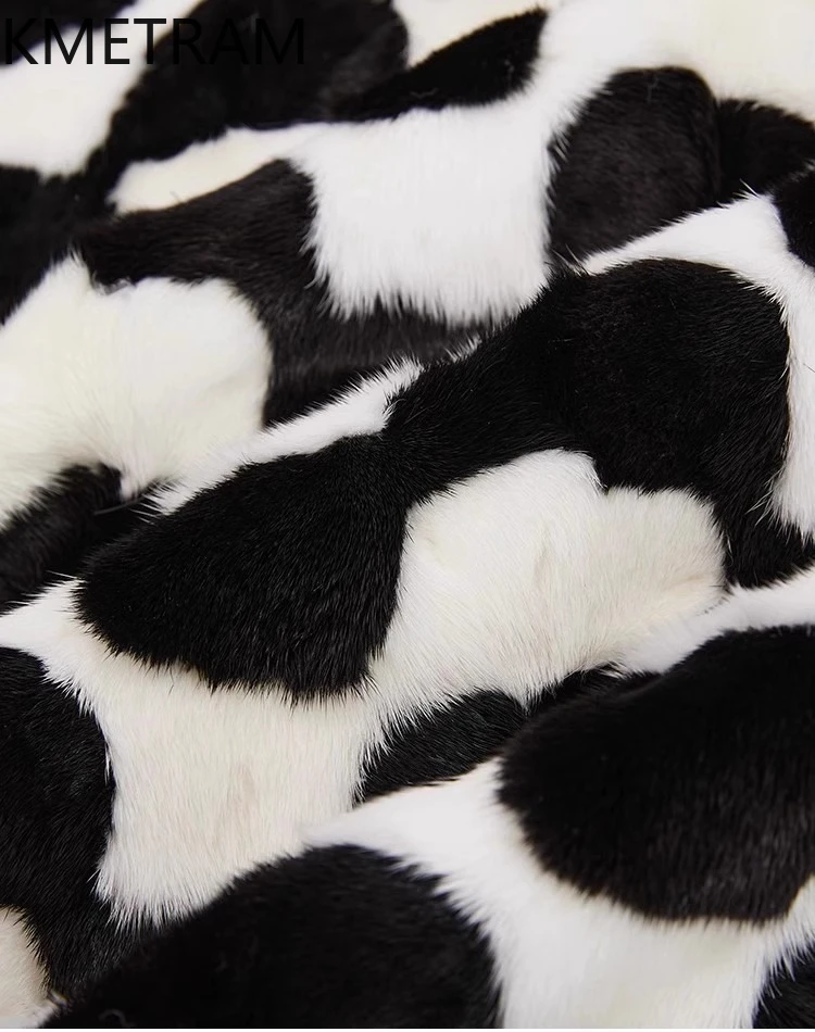 KMETRAM Natural Mink-lined Parka Removable Liner Woman Clothing Luxury Real Fur Jacket Raccoon Dog Fur Collar Winter Coats 2025