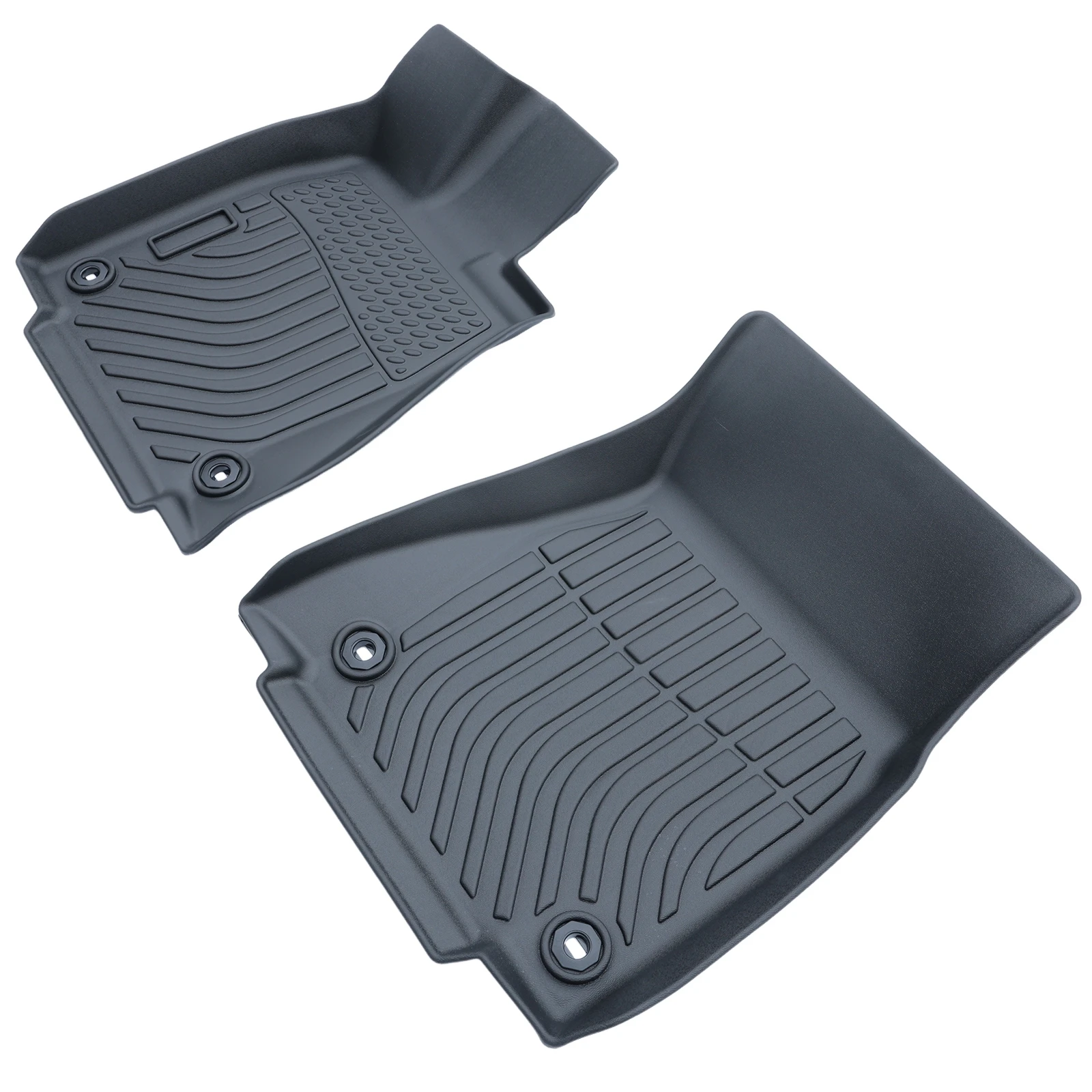3Pcs/Set Car Floor Mats for Lexus IS200t/IS250/IS300/IS350 RWD 2015-2024 All-Weather Automotive Floor Mats Waterproof Heavy Duty Car Mats Flexible Floor Liners