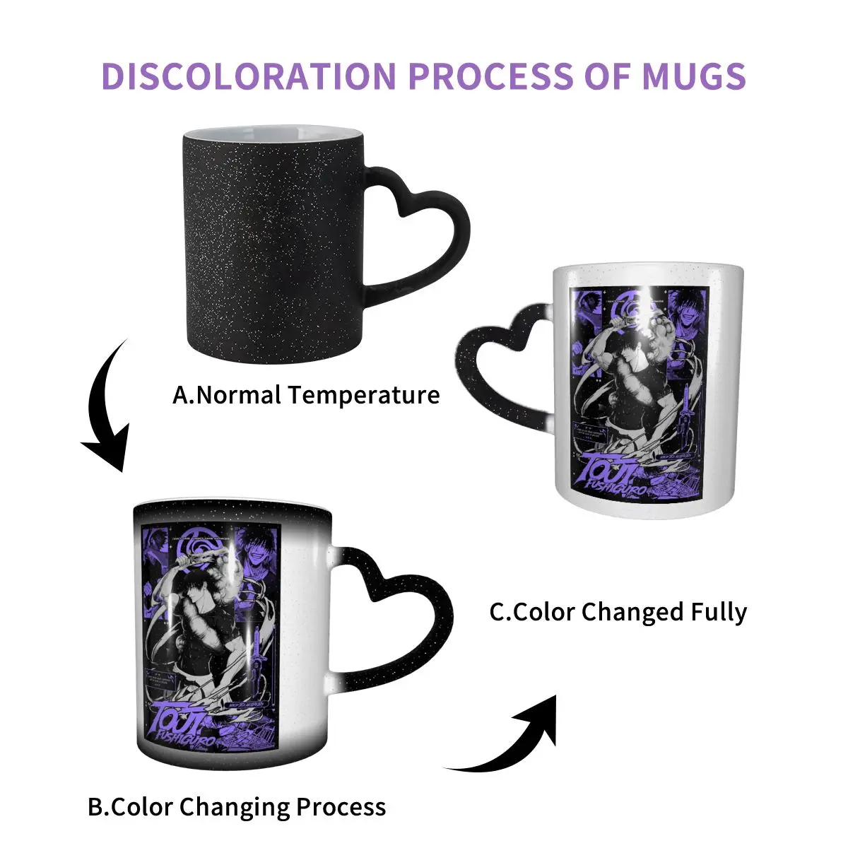 Tokyo Revengers Toji Fushiguro Mug Funny Ceramic Coffee Cups Tea Mugs Milk Cup Drinkware Gift for Woman Man
