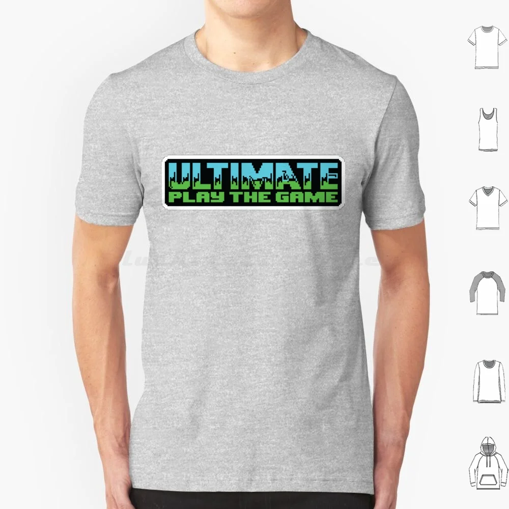 Ultimate-Play The Game T Shirt Big Size 100% Cotton 80s Retro
