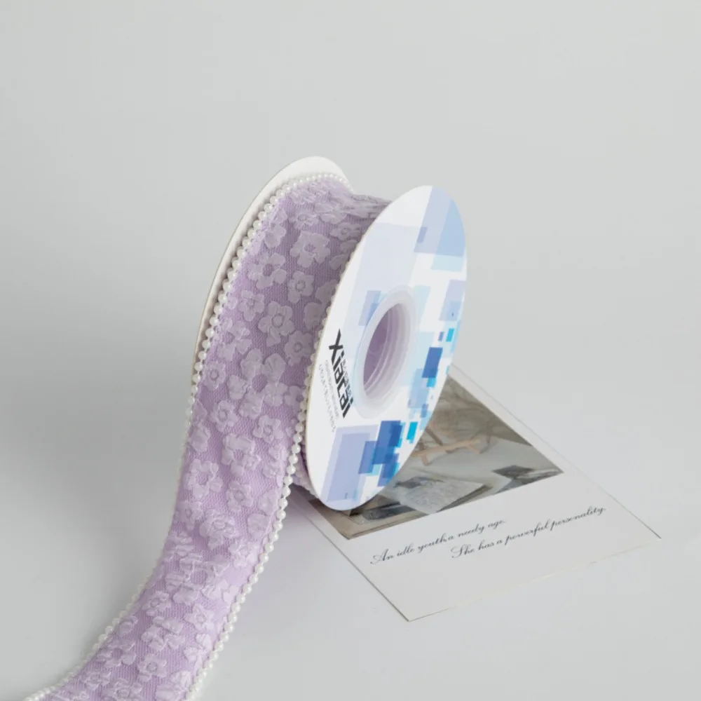 

5 ярдов 4 см лента с цветочной отделкой, дофамин, реквизит для фотосессии, лента для упаковки подарков, сделай сам, кружевная вышивка, отделка края, украшение