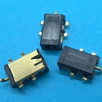 DC Power Jack 3.5*1.30mm 24V 3A DC Socket Connector for Laptop Smartphone Consumer Electronics IoT Mini PC, 1.65mm sink plate