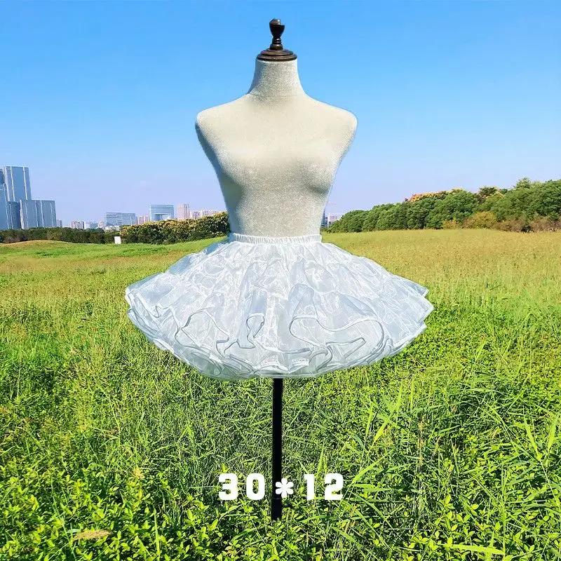 MAGOGO Sweet Lolita Violent Boneless Gauze Skirt with Pumpkin Pants Dog Short Lolita Daily Super Fluffy Duck Fart Petticaot