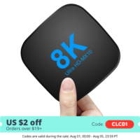 Transpeed Android 13 TV Box ATV Dual Wifi With TV Apps 8K Video BT5.0+ RK3528 4K 3D Voice Media Player Set Top Box