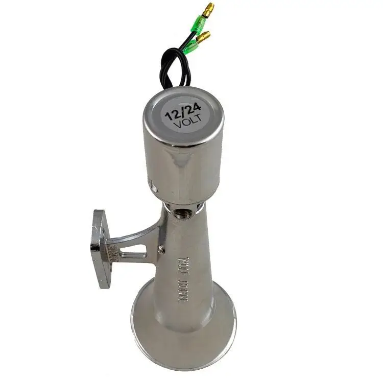 12V 24V Universal Single Tube Electric Horn 180DB High Power Ship Sound Whistle For Car Truck Modification
