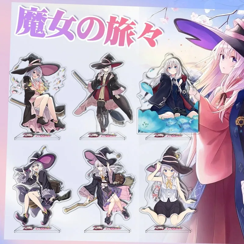 

The Journey Of Elaina Acrylic Stand Figure Desktop Display Anime Toy 15CM Original Acrylic Cute Cartoon Gift birthday Gift
