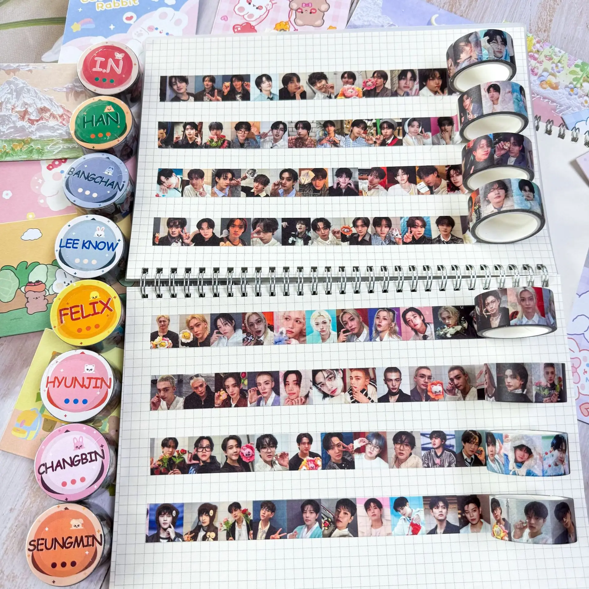 StrayKids, Huang Xuanchen, Li Minhao, Li Longfu, skzoo, lifestyle-foto's in dezelfde stijl, accountstickers, perifere beroemdheden