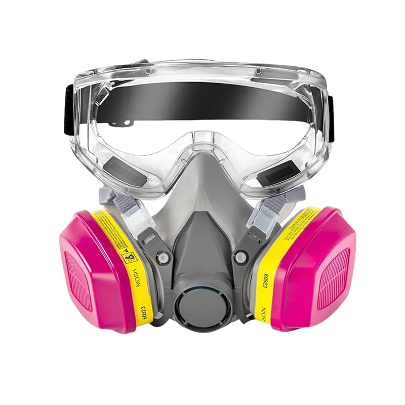 6200 Half Mask with Cartridge Options 60921 60923 And 60926 Respirator Mask for Safety And Protection