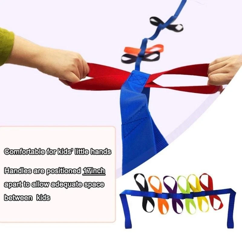 

Прогулочная веревка для детей, школьные принадлежности с красочной ручкой из нейлона для дошкольников