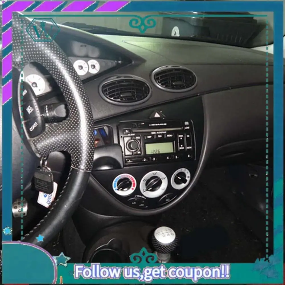 

AA92-2 Din Radio Fasica For Ford Focus / Fiesta Stereo Panel Radio Trim Kit Face Frame LHD Refitting Installation
