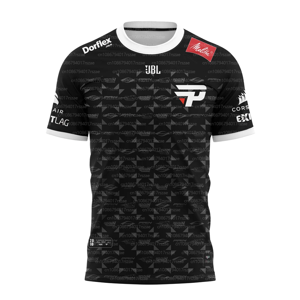 Men's Jersey Pain Gaming 2025 Manga Curta Esportes Unifome Homens Camiseta De Verao Breathable Round Neck T Shirt Short Sleeve