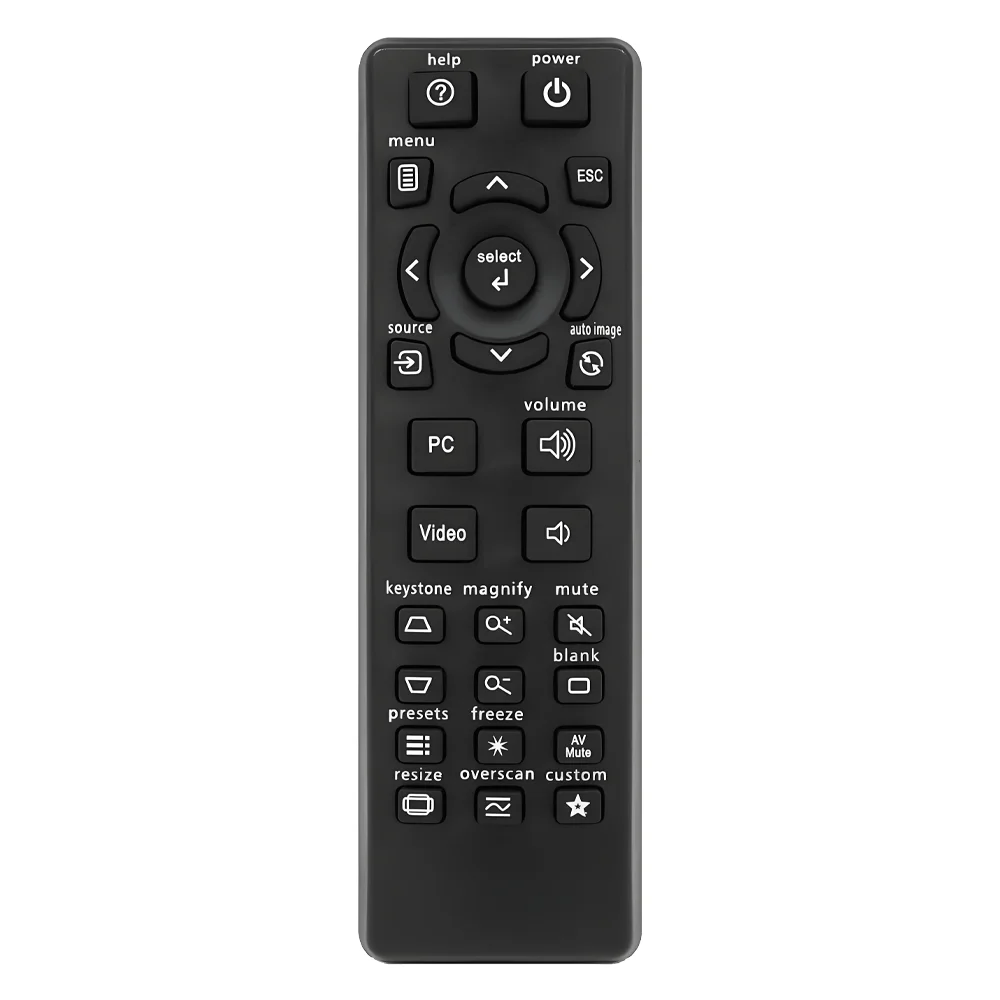 Replacement Remote Control Compatible with INFOCUS Projector IN116 LP80 IN5384 IN5502 IN3904 IN38 IN27W IN3102 SP8600 IN125