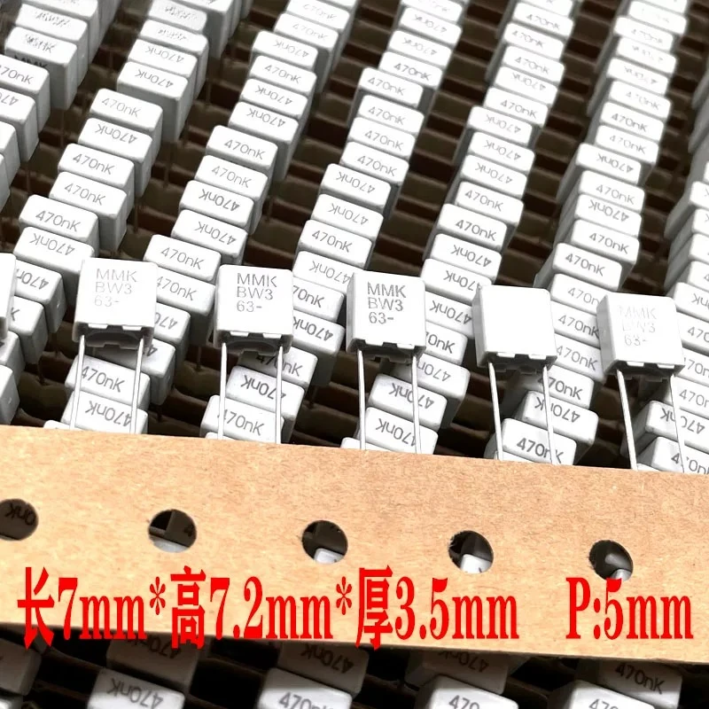 for EVOX RIFA MMK 0.47uF 474 470nF 63V 100V Audio Film Capacitor  200pcs